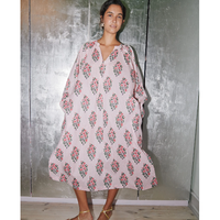 Sissel Edelbo, Lara Dress, Organic Cotton, Blush Pink, One Size-Sissel Edelbo-Minlillebutik.dk