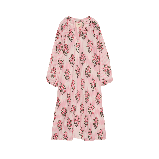 Sissel Edelbo, Lara Dress, Organic Cotton, Blush Pink, One Size-Sissel Edelbo-Minlillebutik.dk