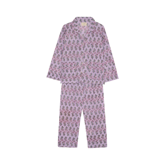 Sissel Edelbo, Nuit Pyjamas Set, Organic Cotton, Lilac-Sissel Edelbo-Minlillebutik.dk