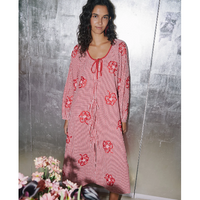 Sissel Edelbo, Sunny Dress, Leftover Fabric, Red Checks, One Size-Sissel Edelbo-Minlillebutik.dk