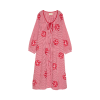 Sissel Edelbo, Sunny Dress, Leftover Fabric, Red Checks, One Size-Sissel Edelbo-Minlillebutik.dk