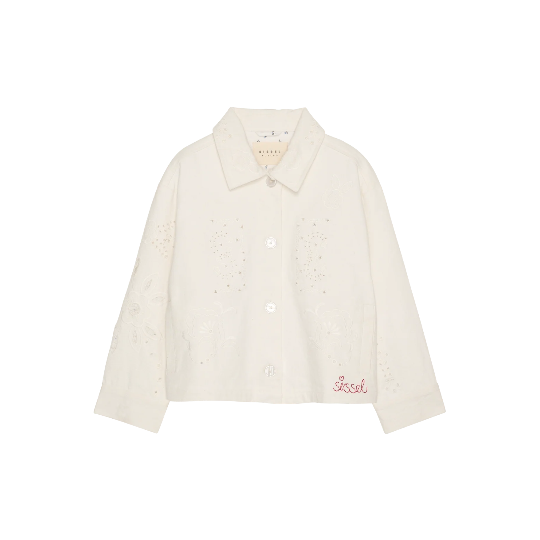 Sissel Edelbo, Vintage Jacket, Organic Cotton, White Napkin-Sissel Edelbo-Minlillebutik.dk