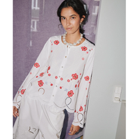 Sissel Edelbo, Vitus Shirt, Organic Cotton, White-Sissel Edelbo-Minlillebutik.dk