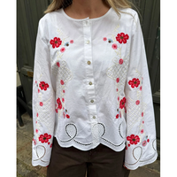 Sissel Edelbo, Vitus Shirt, Organic Cotton, White-Sissel Edelbo-Minlillebutik.dk