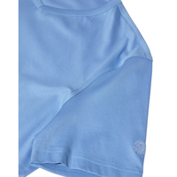 Mos Mosh Gallery, Perry O-SS Tee, Silver Lake Blue-Mos Mosh Gallery-Minlillebutik.dk
