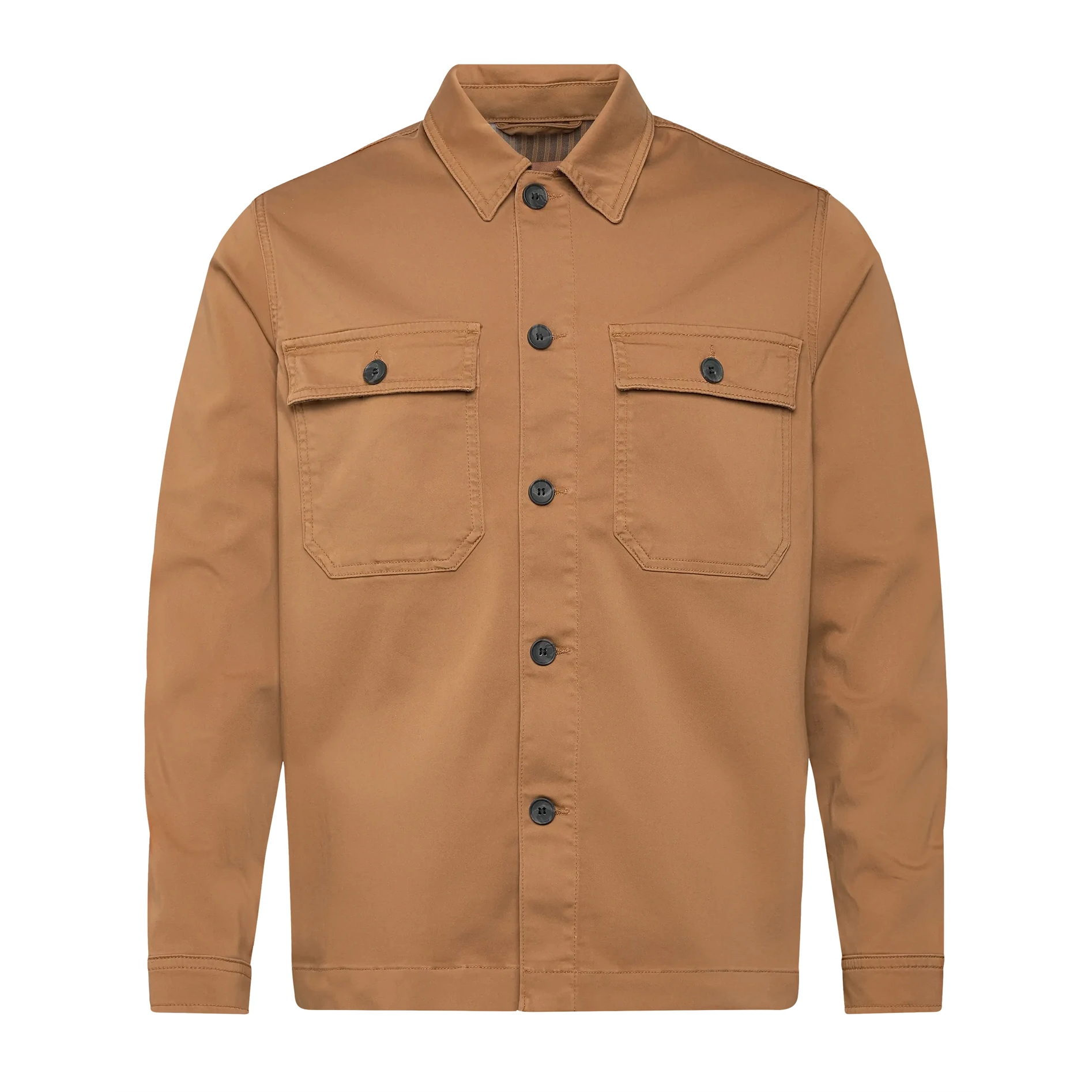 Mos Mosh Gallery, Matteo Soft Overshirt, Toasted Coconut-Mos Mosh Gallery-Minlillebutik.dk