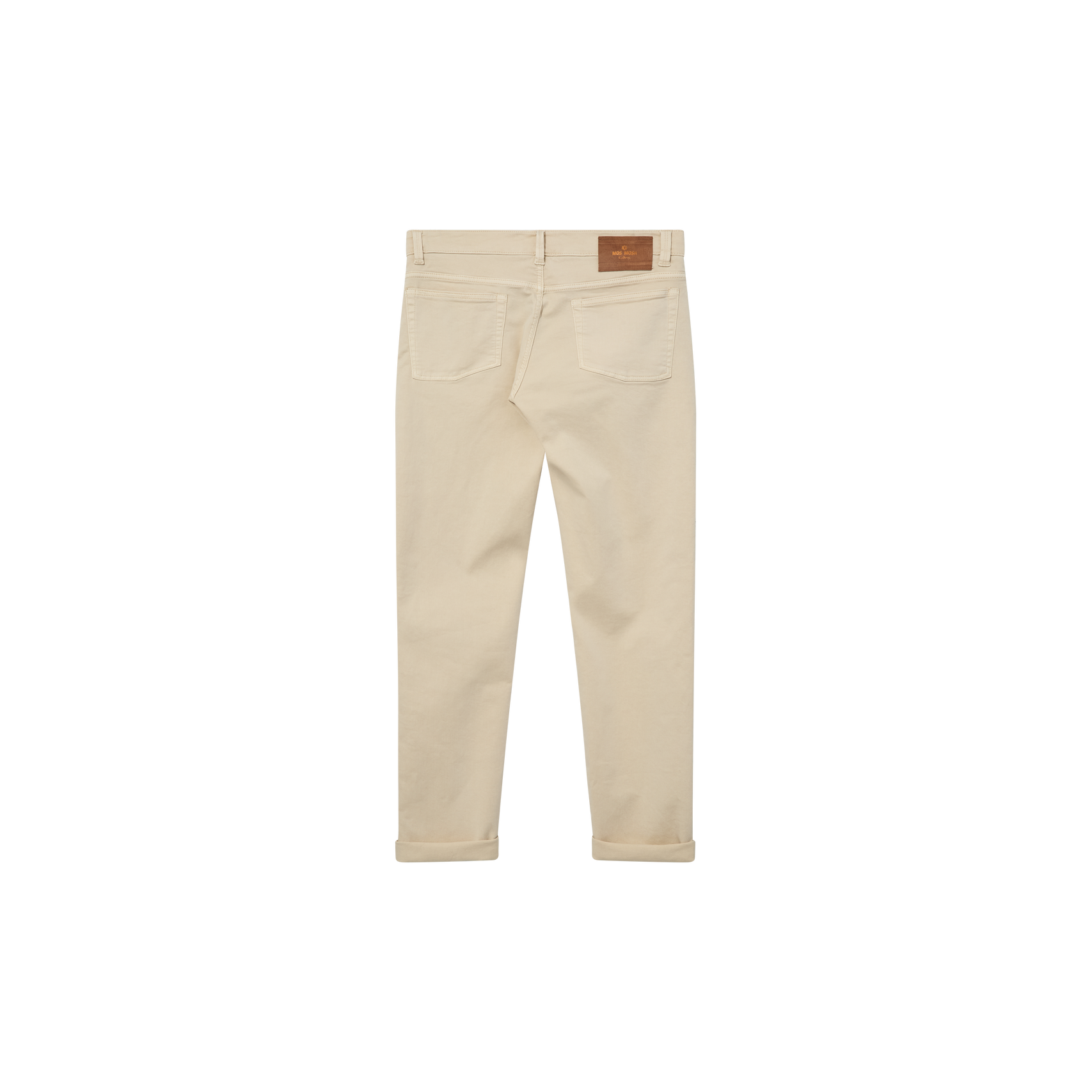 Mos Mosh Gallery, Andy Soft Twill Pant, Ecru-Mos Mosh Gallery-Minlillebutik.dk