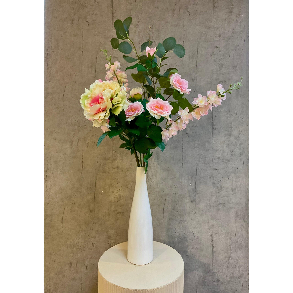 Barbara, Peony buket, Mix rosa H 80 cm-Barbara-Minlillebutik.dk