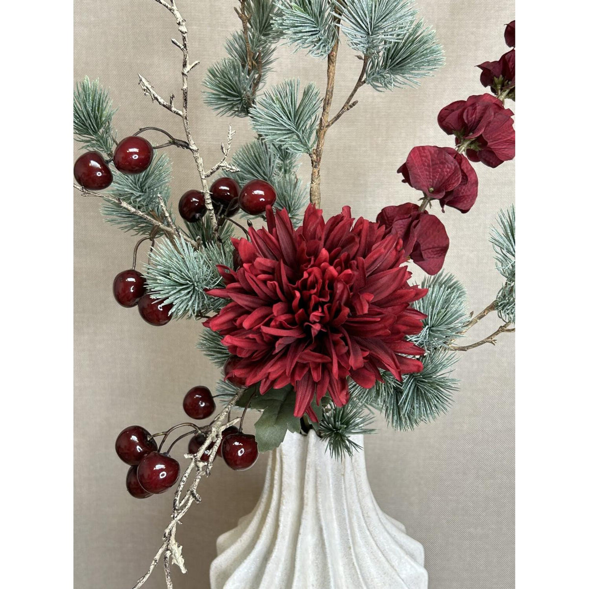 Barbara, Chrysanthemum bordeaux h 68 cm