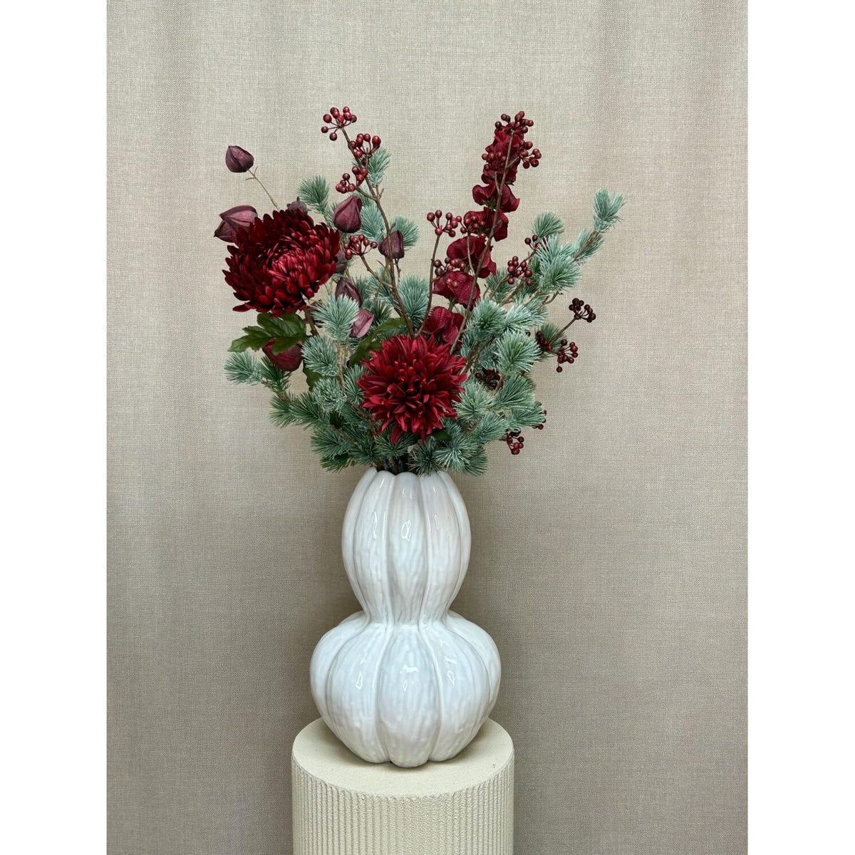 Barbara, Chrysanthemum bordeaux h 68 cm