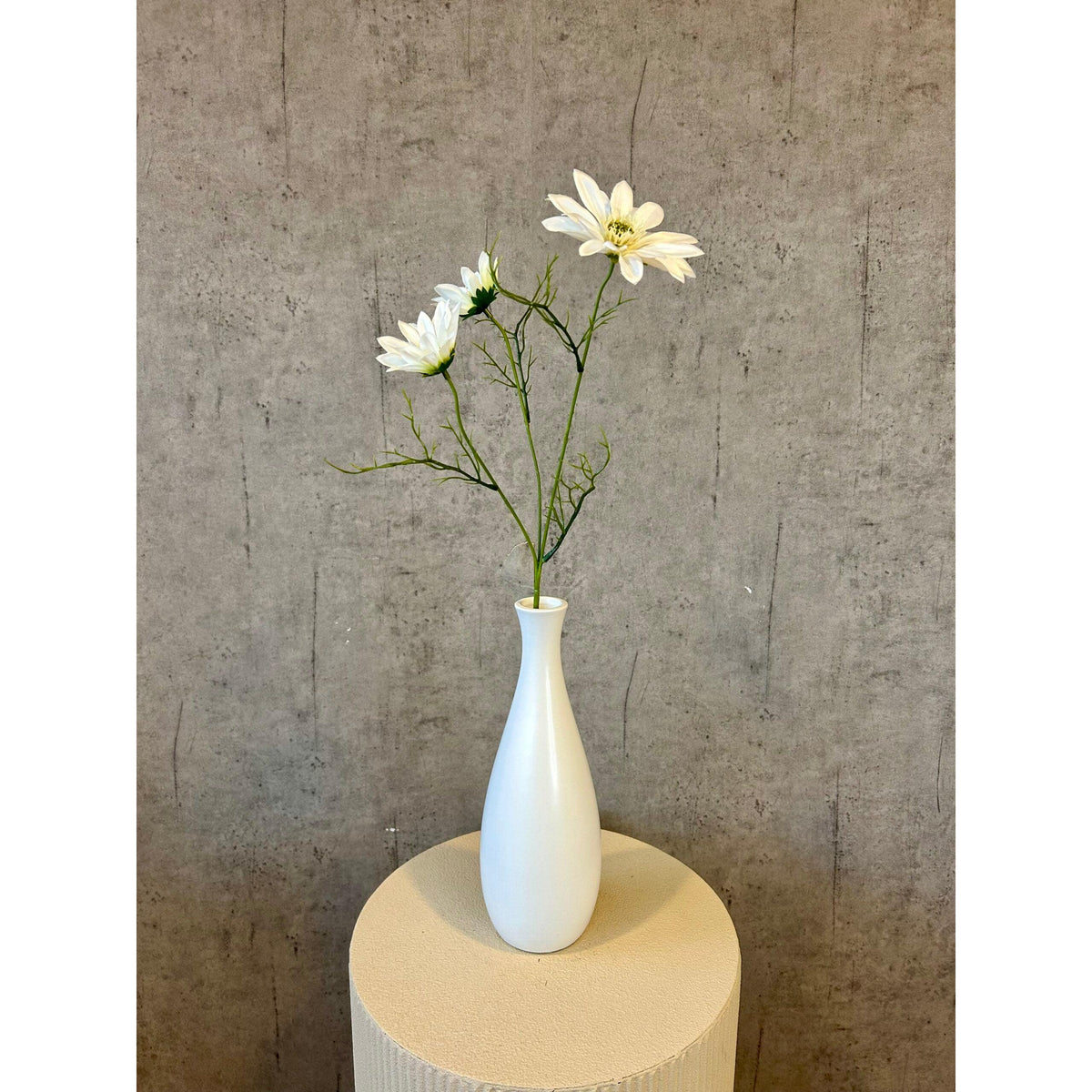 Barbara, Daisy Marguerit, Hvid H 63 cm-Barbara-Minlillebutik.dk