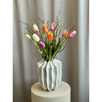 Barbara, Tulipaner, Pink, H 41 cm-Barbara-Minlillebutik.dk