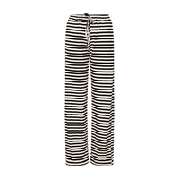 Tiffany, Ibi Pants, Black / off white stripe.