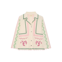 Sissel Edelbo, Jia Shirt, Organic Cotton Cream-Sissel Edelbo-Minlillebutik.dk