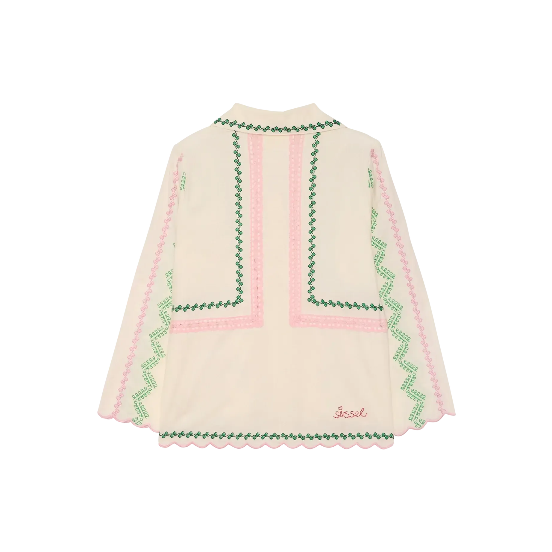 Sissel Edelbo, Jia Shirt, Organic Cotton Cream-Sissel Edelbo-Minlillebutik.dk