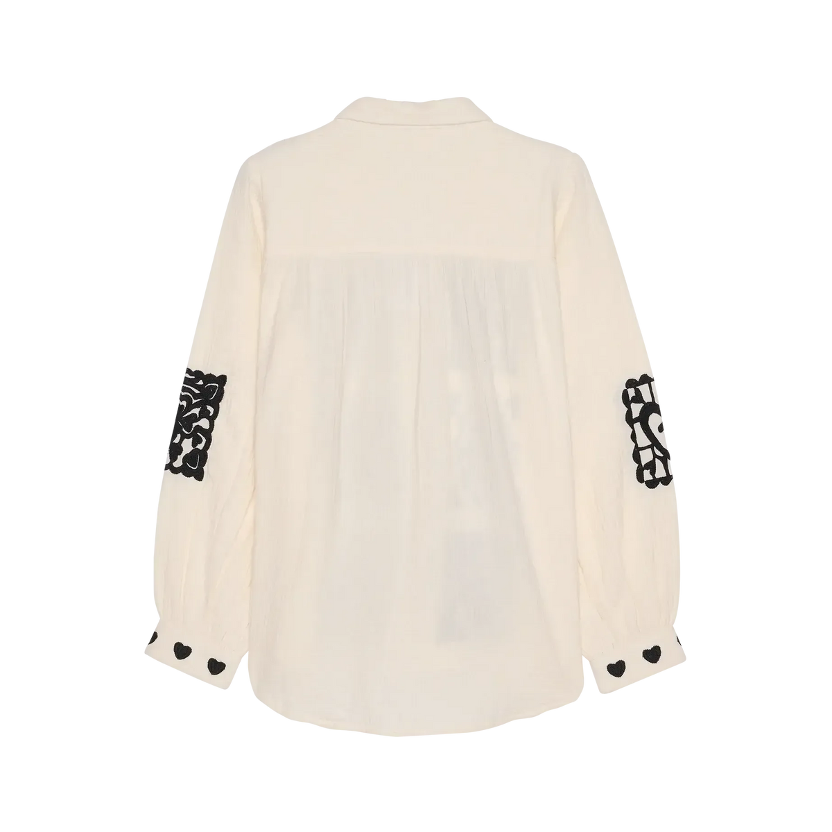 Sissel Edelbo, Kaiser Shirt, Organic Cotton, Off White-Sissel Edelbo-Minlillebutik.dk