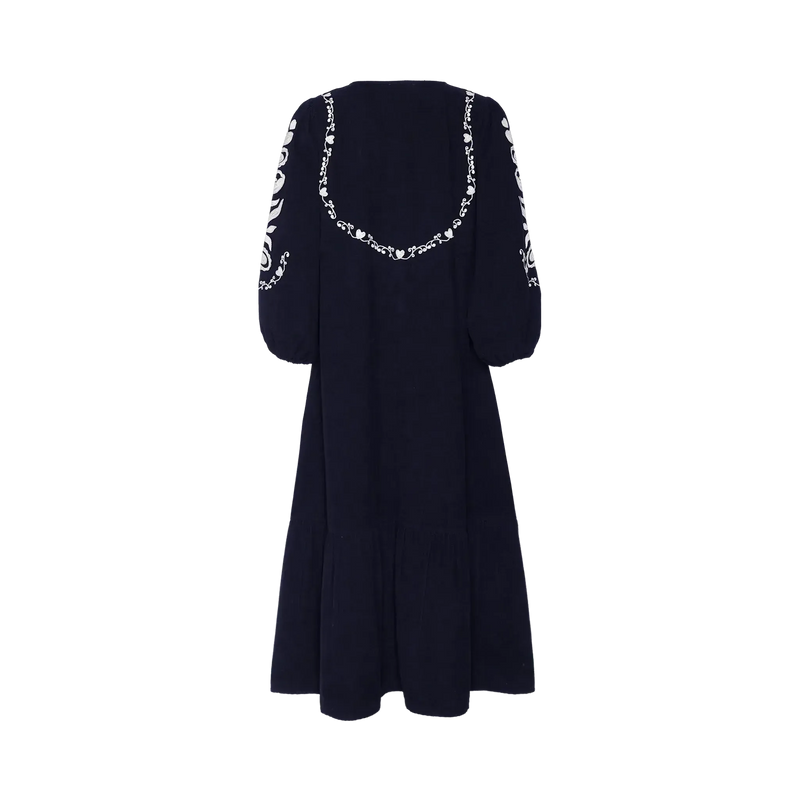 Sissel Edelbo, Kamma Dress, Navy-Sissel Edelbo-Minlillebutik.dk