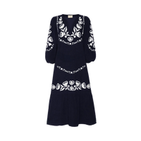 Sissel Edelbo, Kamma Dress, Navy-Sissel Edelbo-Minlillebutik.dk