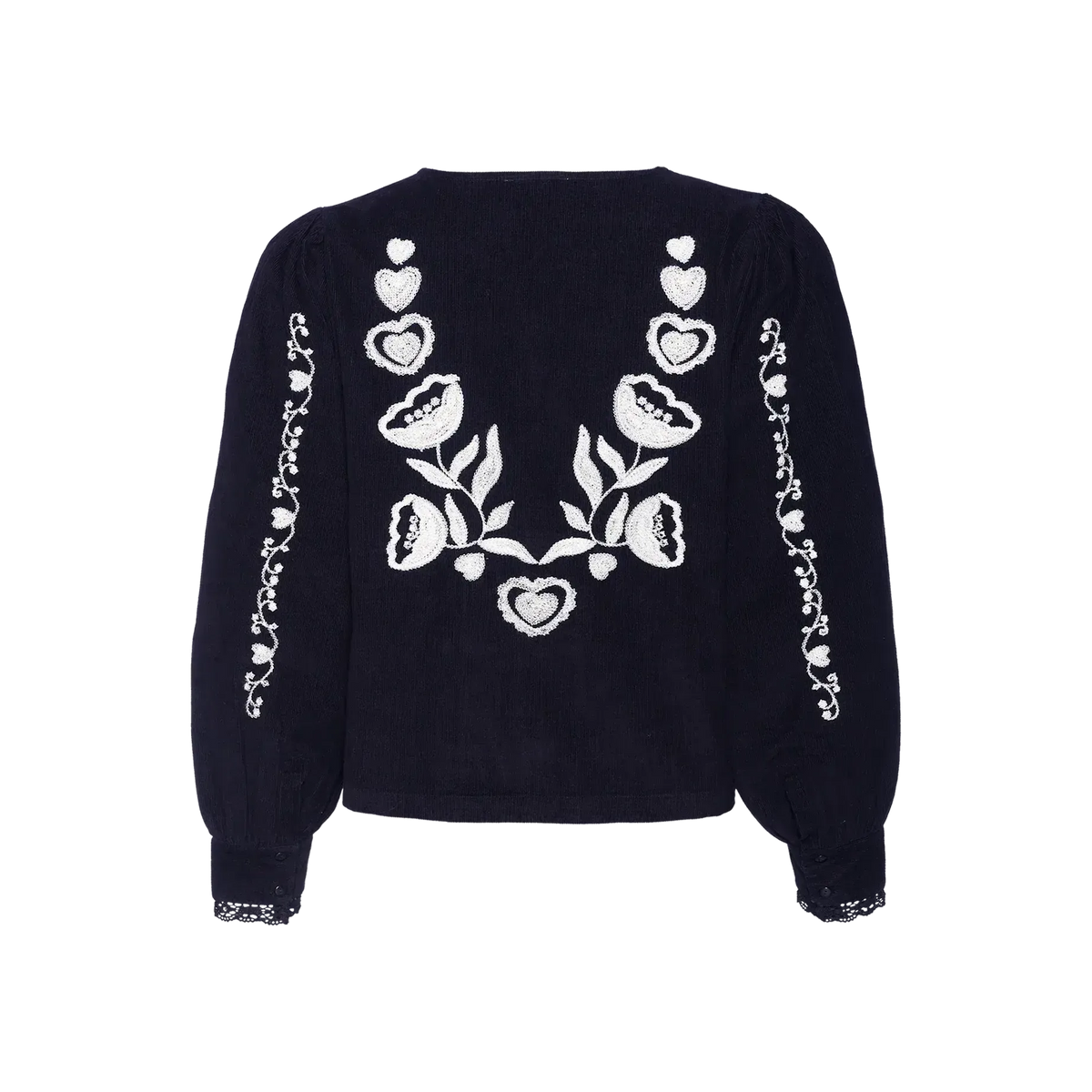 Sissel Edelbo, Kamma Shirt, Navy-Sissel Edelbo-Minlillebutik.dk