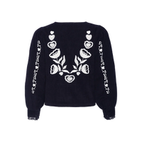 Sissel Edelbo, Kamma Shirt, Navy-Sissel Edelbo-Minlillebutik.dk