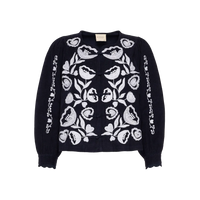 Sissel Edelbo, Kamma Shirt, Navy-Sissel Edelbo-Minlillebutik.dk