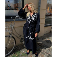 Sissel Edelbo, Kamma Dress, Navy-Sissel Edelbo-Minlillebutik.dk