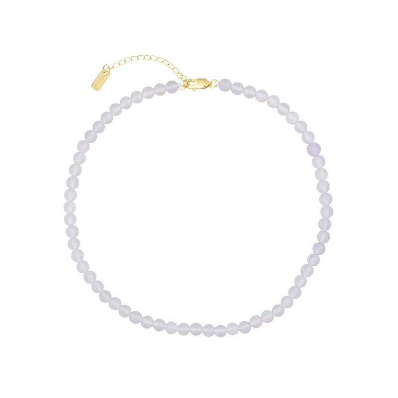 House of Vincent, Candy Coral Lavender Necklace-House of Vincent-Minlillebutik.dk