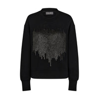 Mos Mosh, Dakota O-LS Glam Sweatshirt, Black