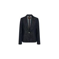 Mos Mosh, Diane Nippon Blazer, Dark Blue-Mos Mosh-Minlillebutik.dk