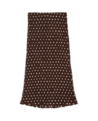 Sissel Edelbo, Lady Skirt, Organic Cotton, Brown Dot