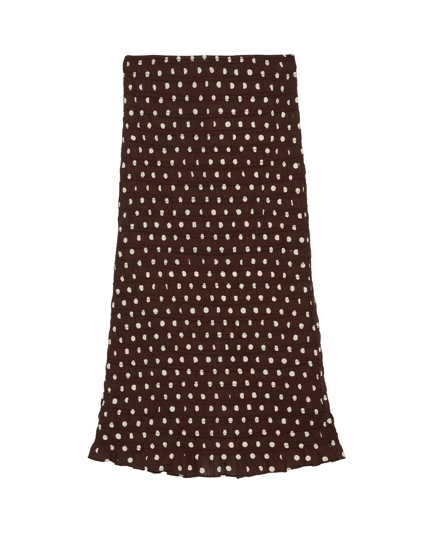 Sissel Edelbo, Lady Skirt, Organic Cotton, Brown Dot