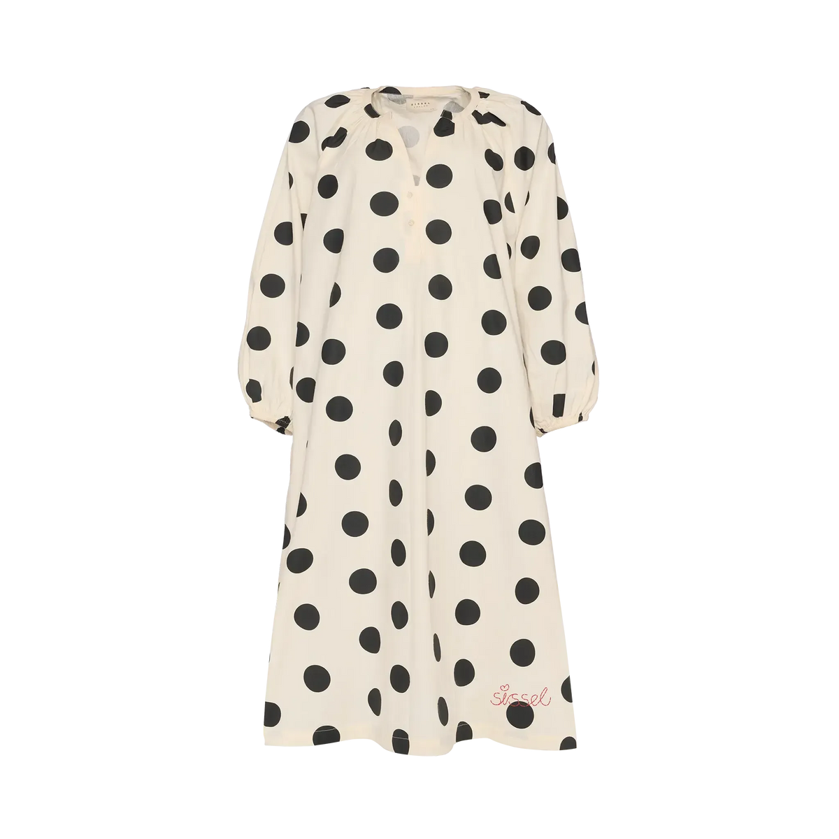 Sissel Edelbo, Lara Dress, Black Dot-Sissel Edelbo-Minlillebutik.dk
