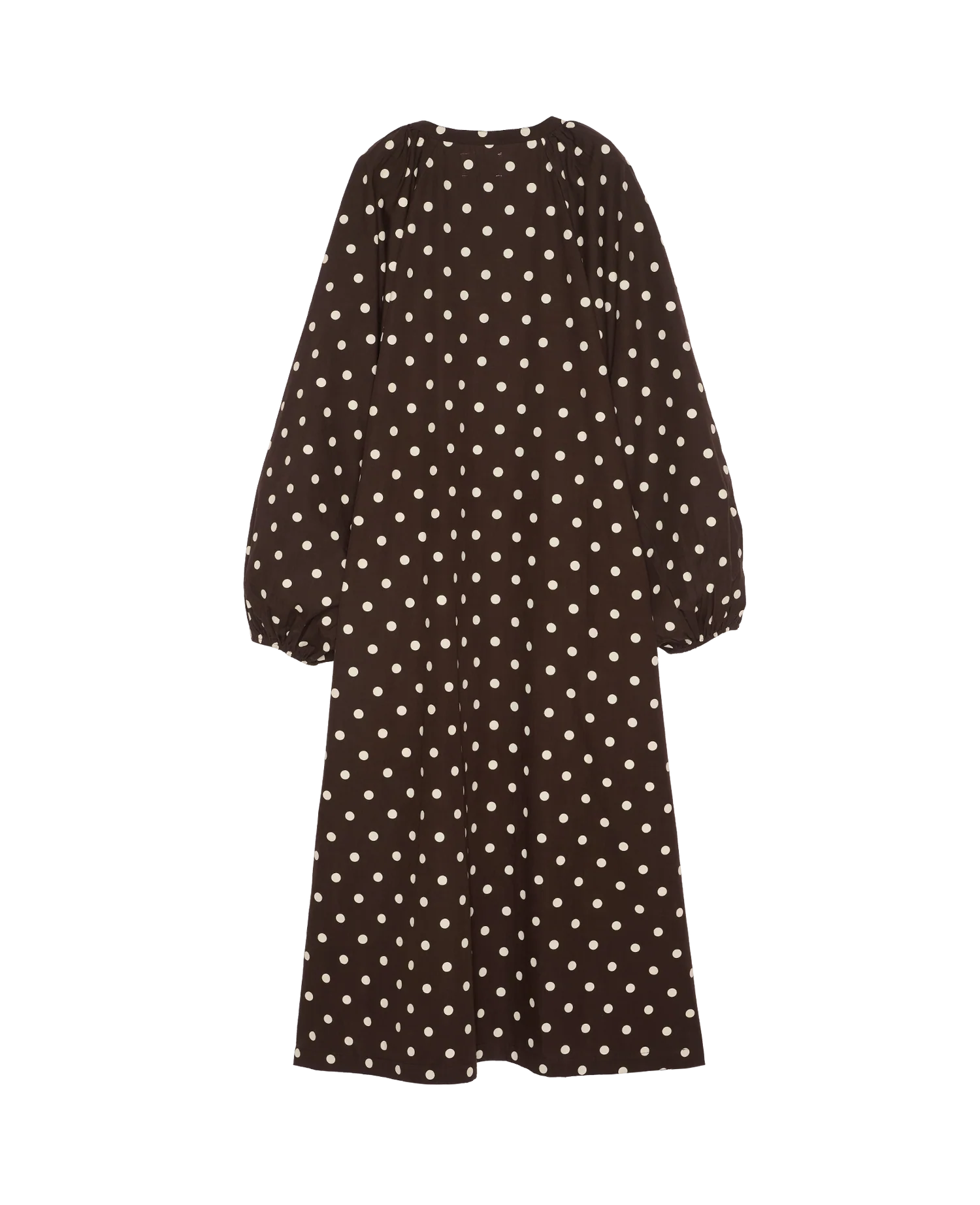 Sissel Edelbo, Lara Dress, Organic Cotton, Brown Dot, ONESIZE