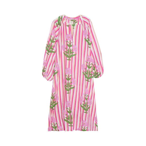 Sissel Edelbo, Lara Dress, Poppy Pink-Sissel Edelbo-Minlillebutik.dk