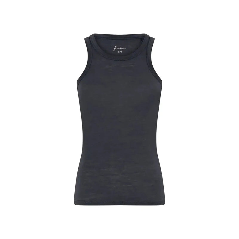 Frau, Lucca Cashmere Tank Top, India Ink-Frau-Minlillebutik.dk
