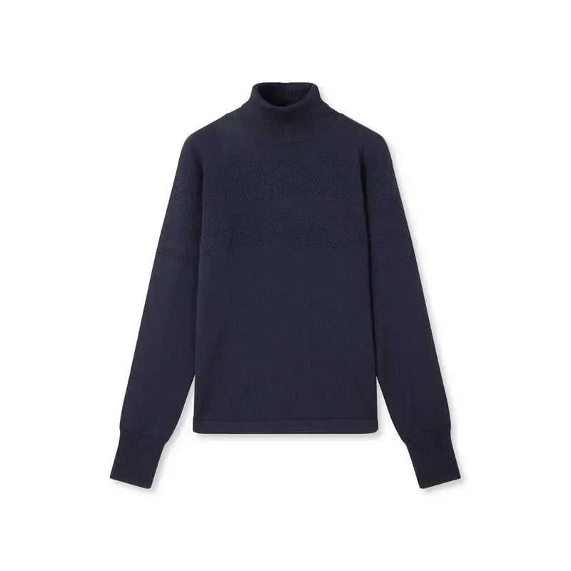 Mads Nørgaard, Wool Klemens Knit FAV, Sky Captain-Mads Nørgaard-Minlillebutik.dk