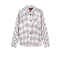Mos Mosh Gallery, David Spring Check Shirt, Ecru
