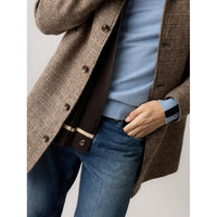 Mos Mosh, MMGKyle Wool Knit Scarf, Black Coffee
