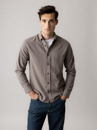 Mos Mosh Gallery, MMGMarco Flannel Shirt Brun
