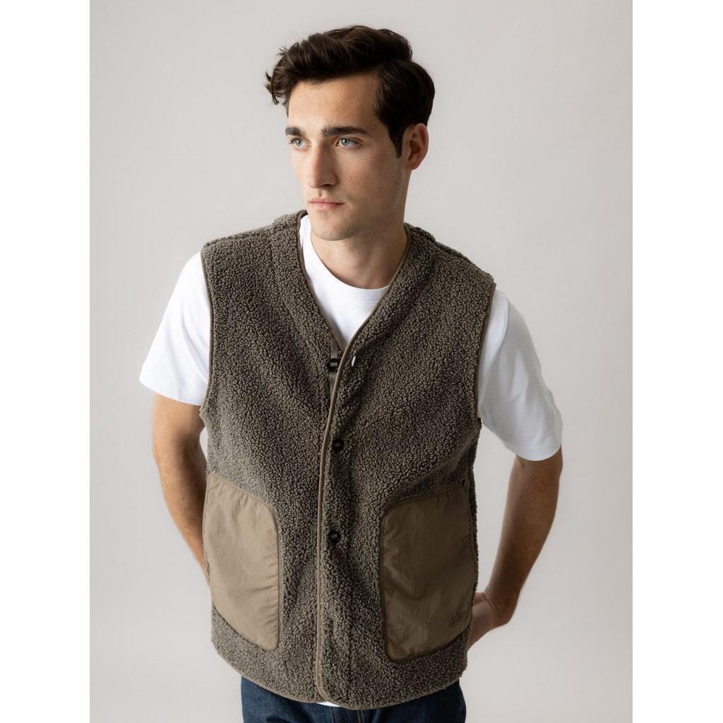 Mos Mosh Gallery, MMGHarry Waistcoat, Dusty Olive