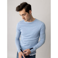 Mos Mosh Gallery, MMGAdam Soft Knit, Light Blue Melange