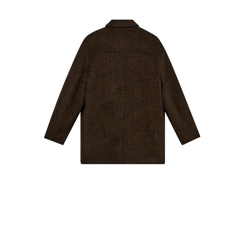 Mos Mosh Gallery, Barkley Wool Coat, Slate Black-Mos Mosh Gallery-Minlillebutik.dk