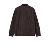 Mos Mosh Gallery, MMGMatteo Brown Stripe Overshirt, Chocolate Brown-Mos Mosh Gallery-Minlillebutik.dk