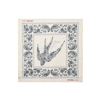 Mos Mosh Gallery, Martin Paisley Neckerchief, Ecru