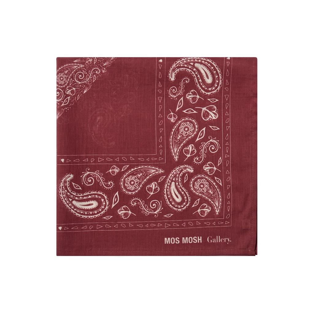 Mos Mosh Gallery, Martin Paisley Neckerchief, Burnt Russet-Mos Mosh Gallery-Minlillebutik.dk
