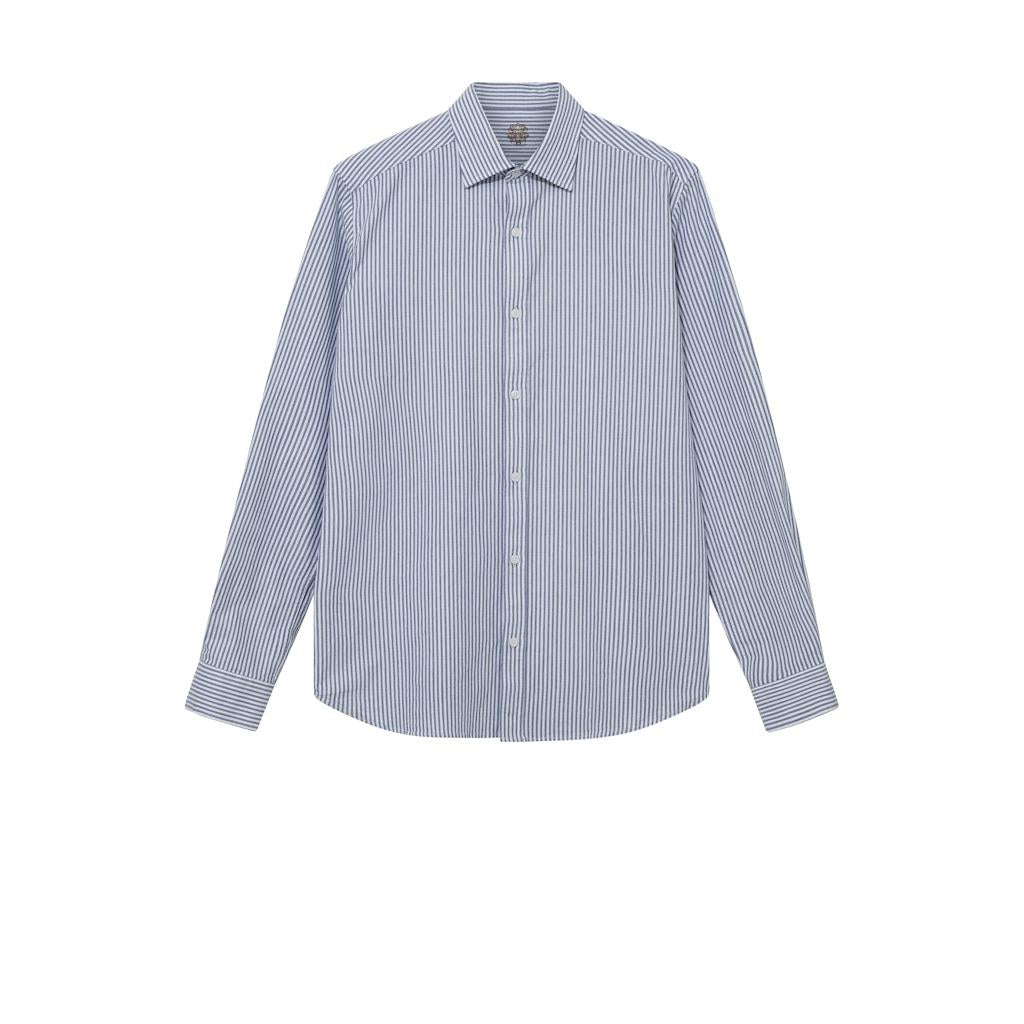 Mos Mosh Gallery, Marco Oxford Shirt, Light Blue-Mos Mosh Gallery-Minlillebutik.dk
