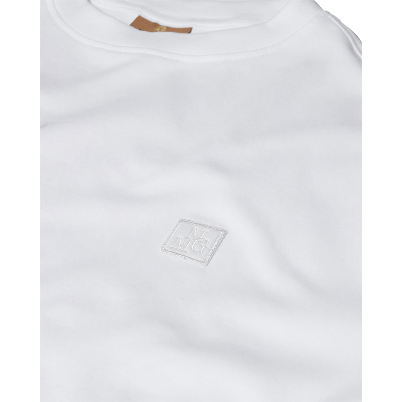 Mos Mosh Gallery, MMGDarren SS Tee, White-Mos Mosh Gallery-Minlillebutik.dk