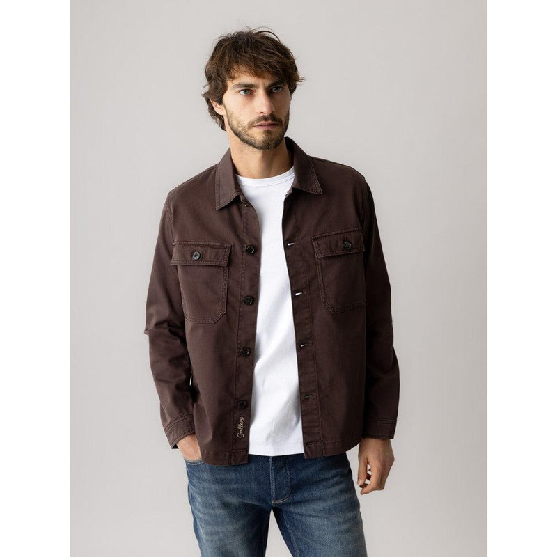 Mos Mosh Gallery, MMGMatteo Soft Overshirt, Black Coffee-Mos Mosh Gallery-Minlillebutik.dk