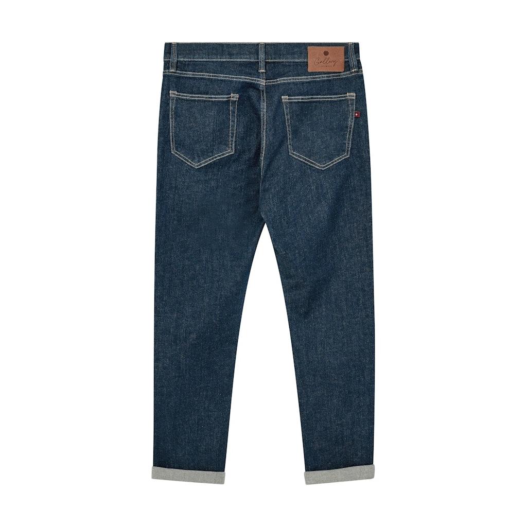 Mos Mosh Gallery, Andrew Florence Jeans, Blue Denim-Mos Mosh Gallery-Minlillebutik.dk