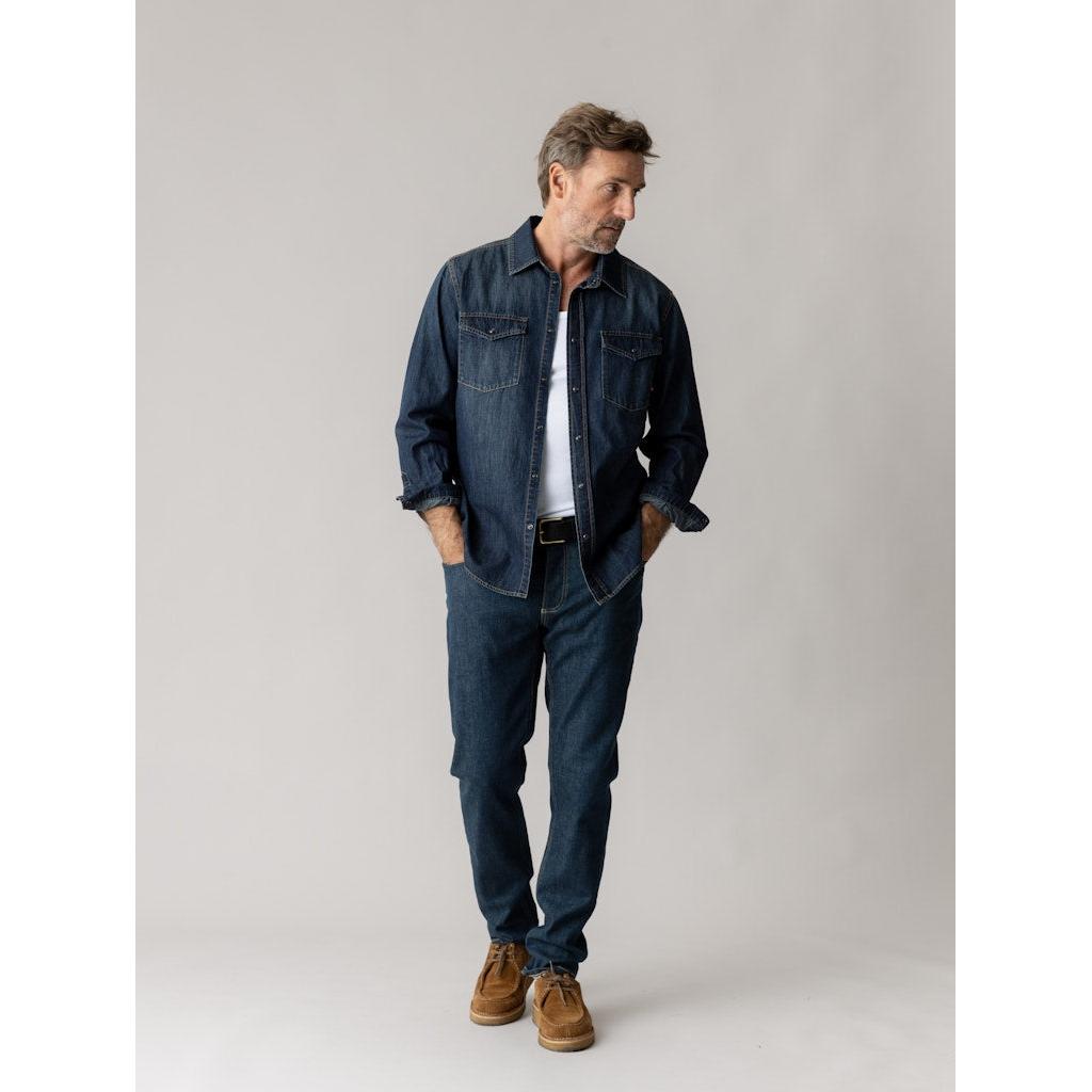Mos Mosh Gallery, Andrew Florence Jeans, Blue Denim